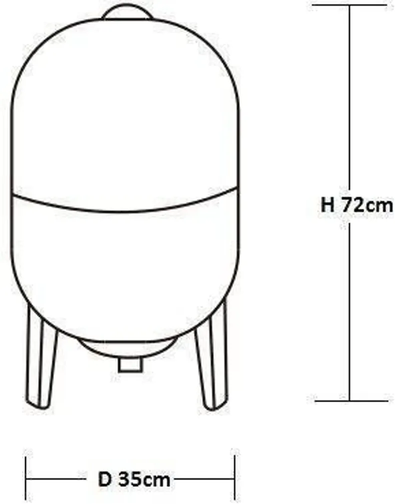 HÜDROFOOR WATER SYSTEM VT 50L VERTIKAALNE