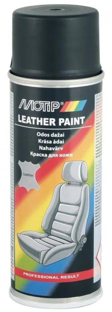 AEROSOOLVÄRV MOTIP NAHAVÄRV MUST 200ML