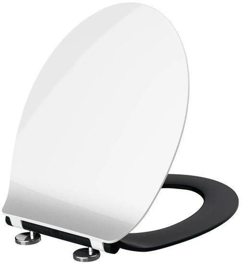 PRILL-LAUD SLIM VAIKSELT SULGUV PLASTIK VALGE-MUST