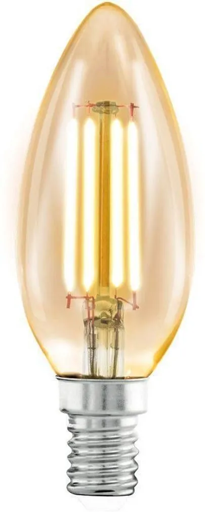 LEDLAMP EGLO AMBER 4W E14 C35 2200K