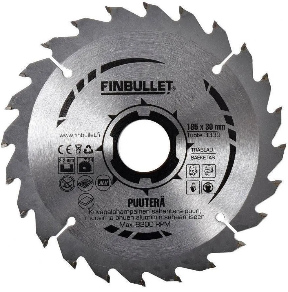 SAEKETAS FINBULLET 165/40T/30MM