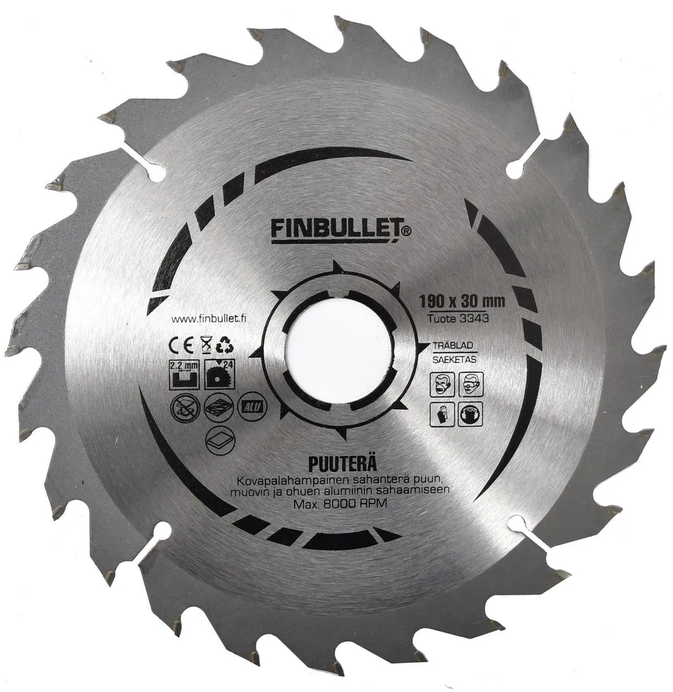 SAEKETAS FINBULLET 190/24T/30MM