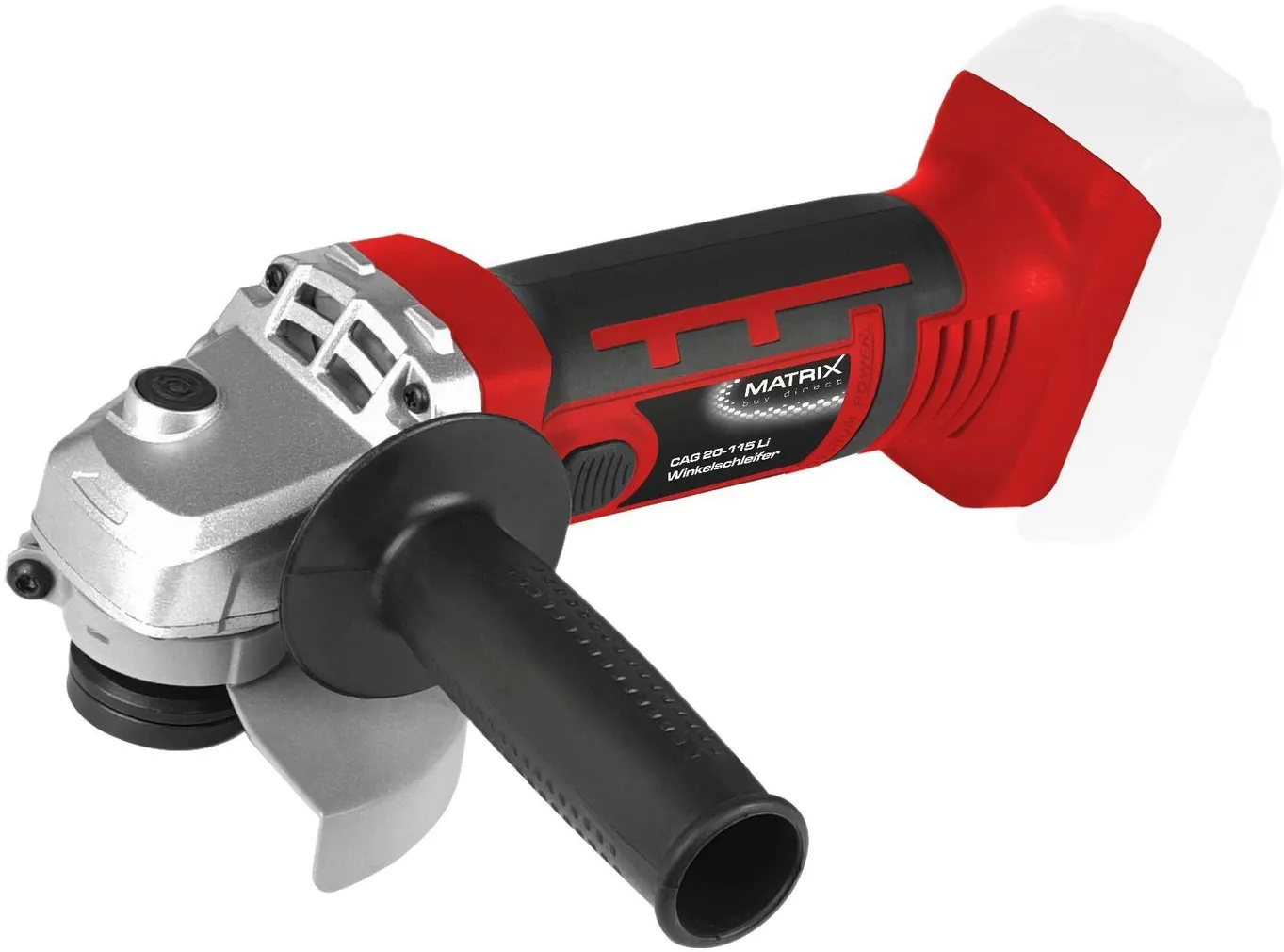 AKUKETASLÕIKUR MATRIX CAG 20-115 20V Ø115MM AKU JA LAADIJATA MUDEL