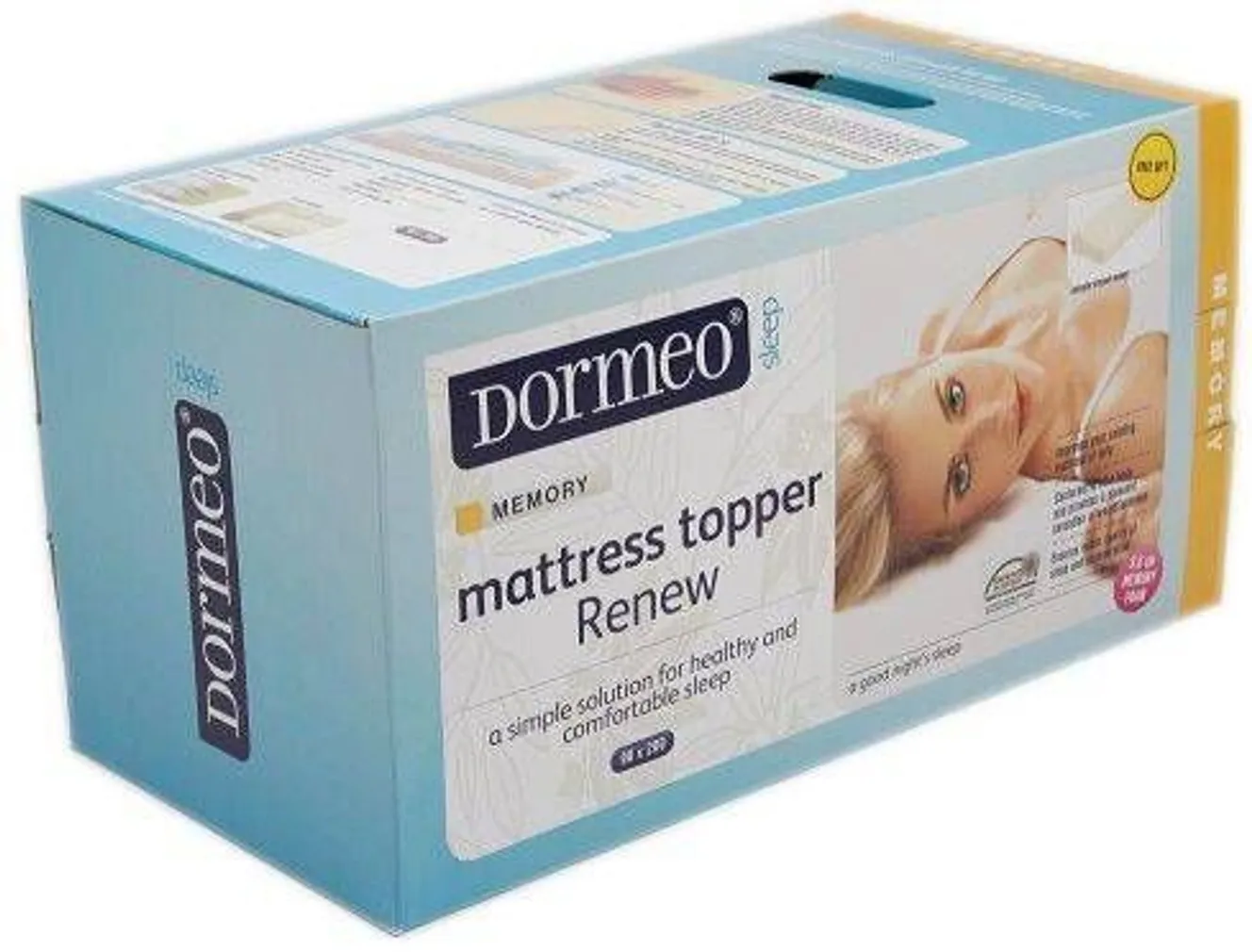 KATTEMADRATS DORMEO RENEW 90X200CM + ANATOOMILINE PADI