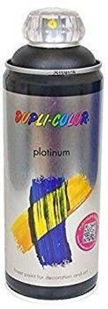 AEROSOOLVÄRV PLATINUM SIIDMATT MUST