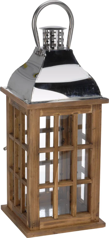LATERN AKENDEGA 17X17X37CM, PUIT/METALL