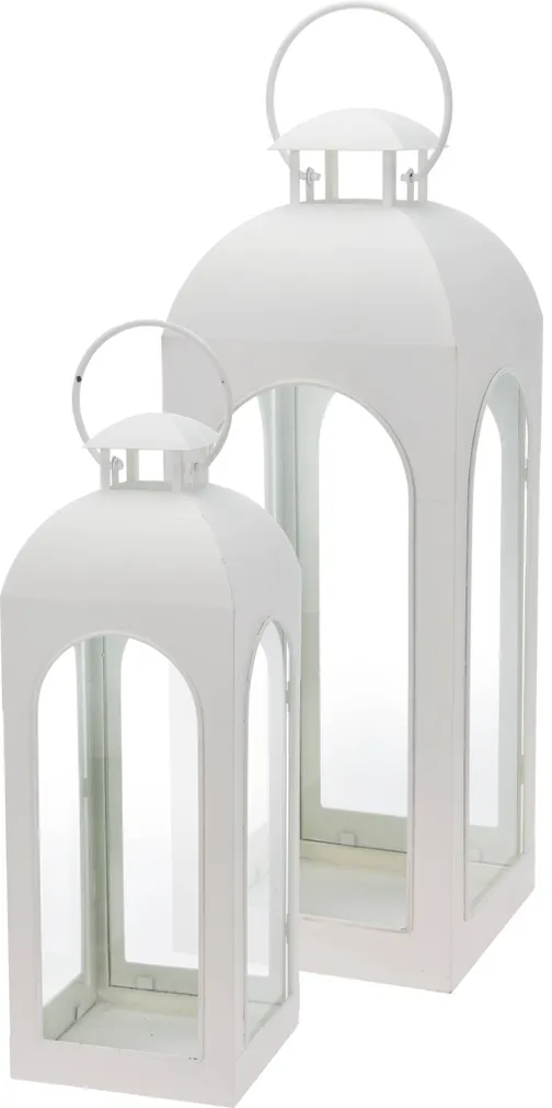 LATERN UKSEGA 22X22X64CM VALGE