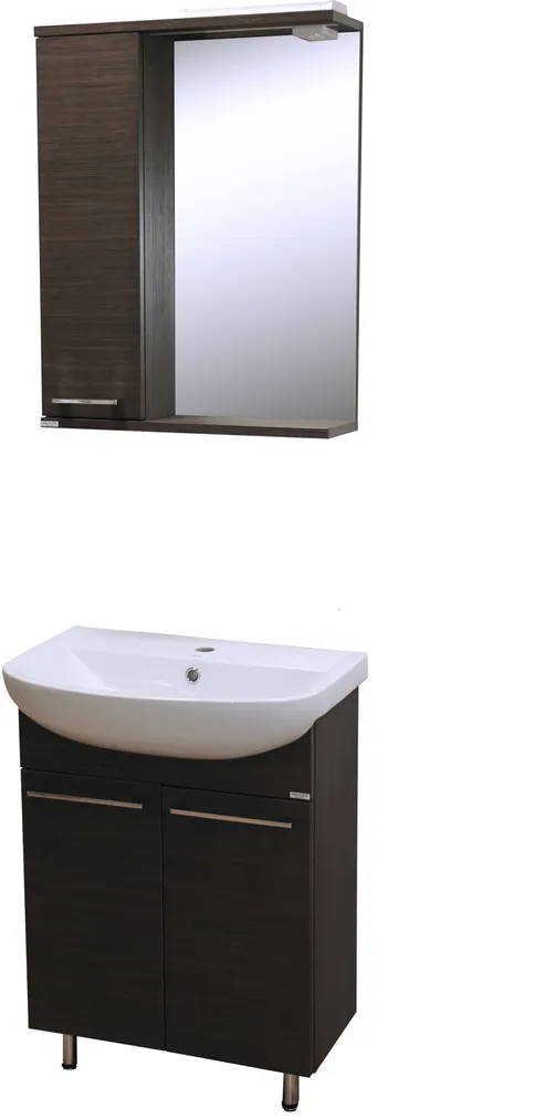 PEEGELKAPP AQUALINE PREMIUM 56X17X70CM VALGUSTIGA TUME TAMM