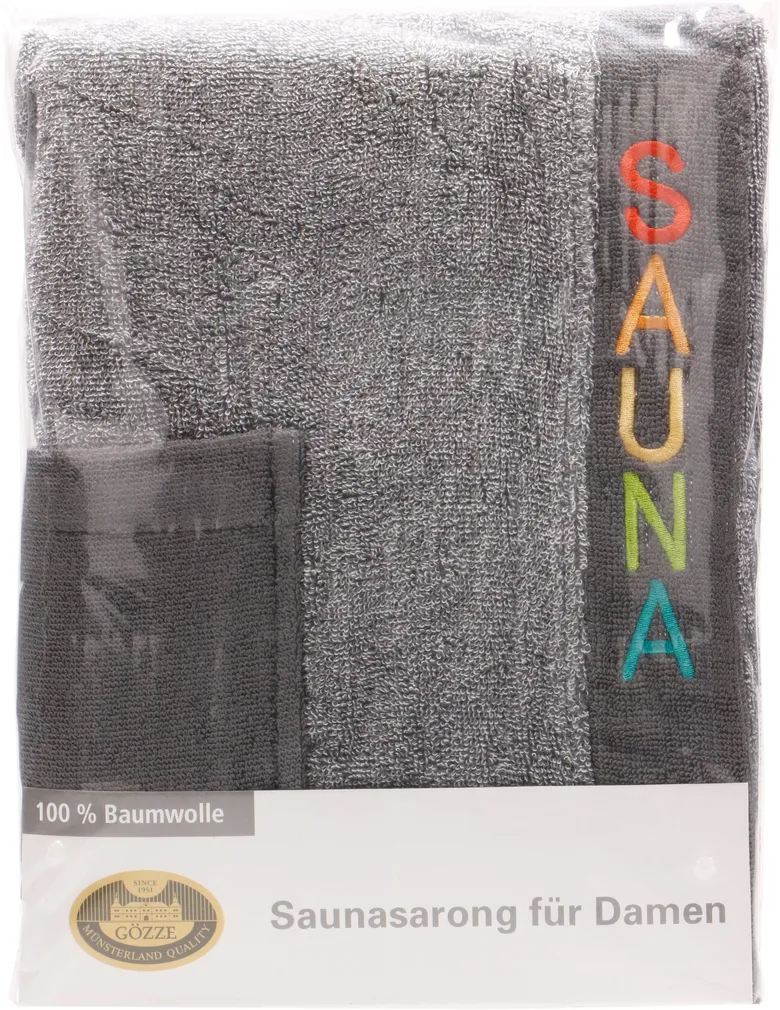 SAUNASEELIK NAISTELE GÖZZE 80X136CM DENIM PRUUN