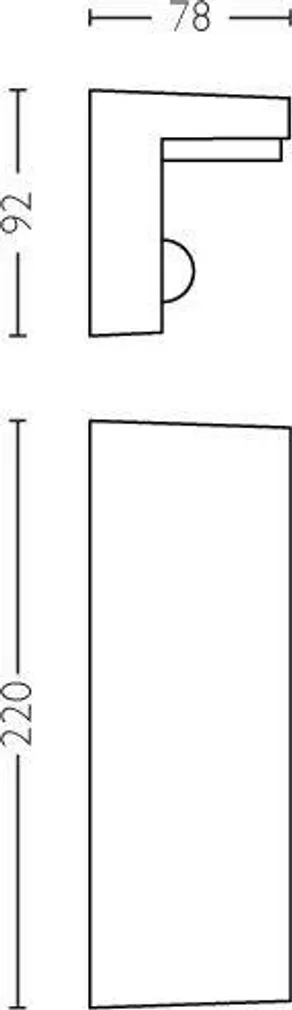 FASSAADIVALGUSTI PHILIPS BUSTAN SENSOR ANTRATSIIT 4,5W LED IP44