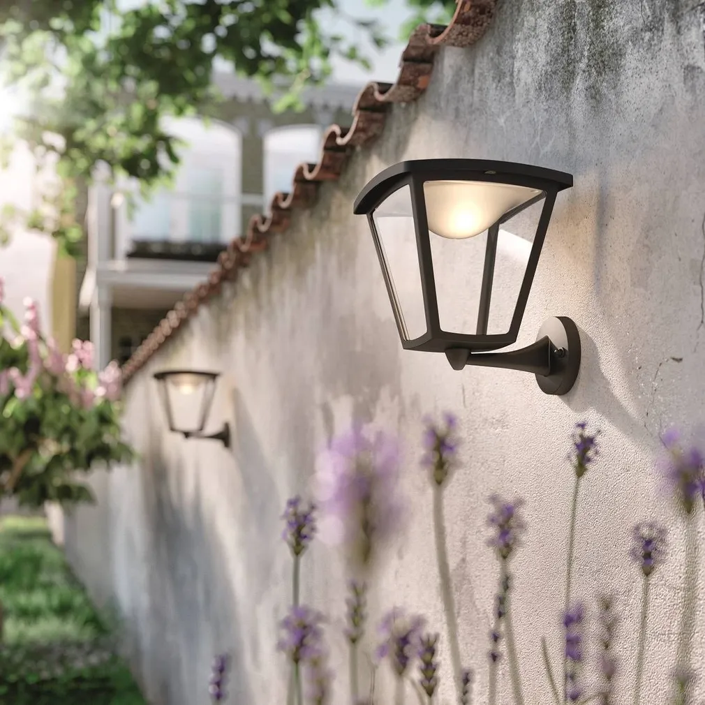 FASSAADIVALGUSTI PHILIPS COTTAGE MUST 4,5W LED 430LM IP44 