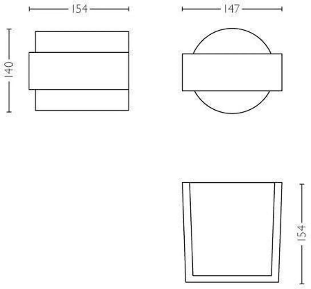 FASSAADIVALGUSTI PHILIPS GRAVEL INOX E27 IP44 