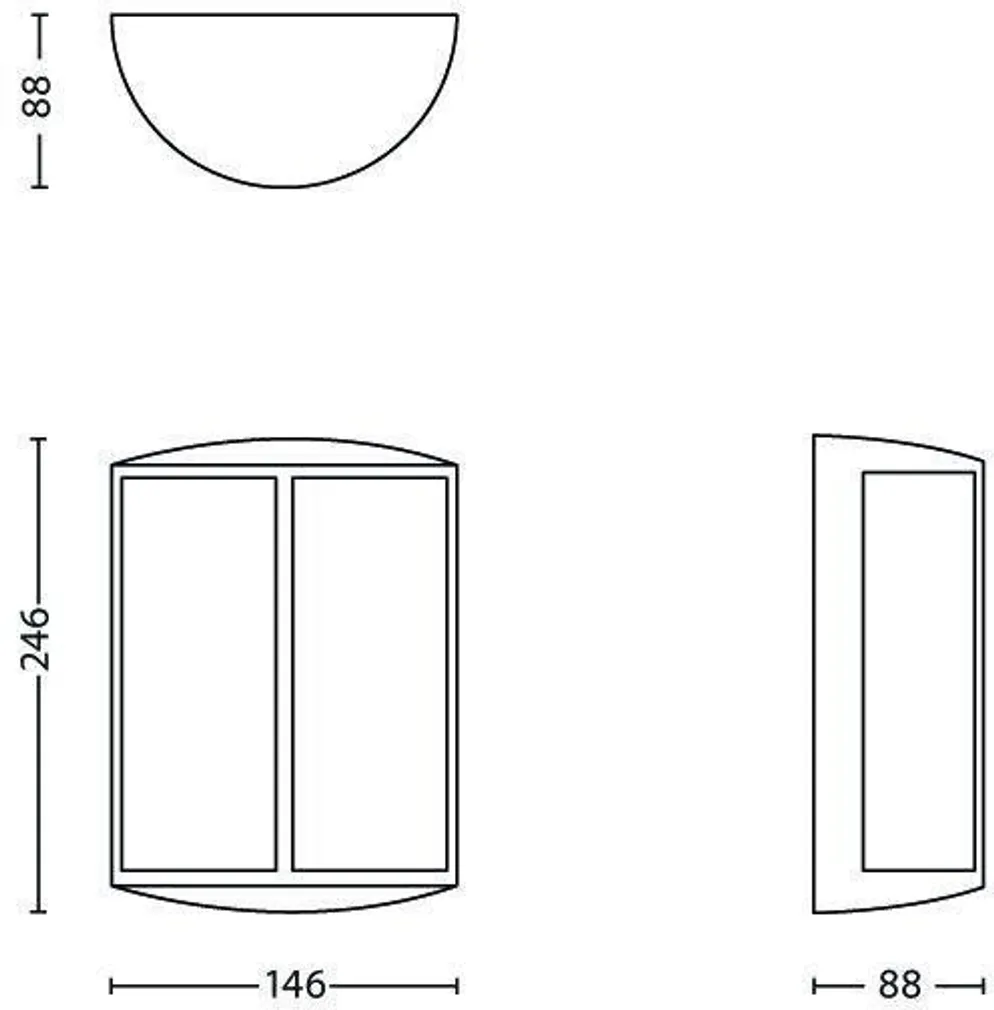 FASSAADIVALGUSTI PHILIPS STOCK 6W LED 600LM IP44