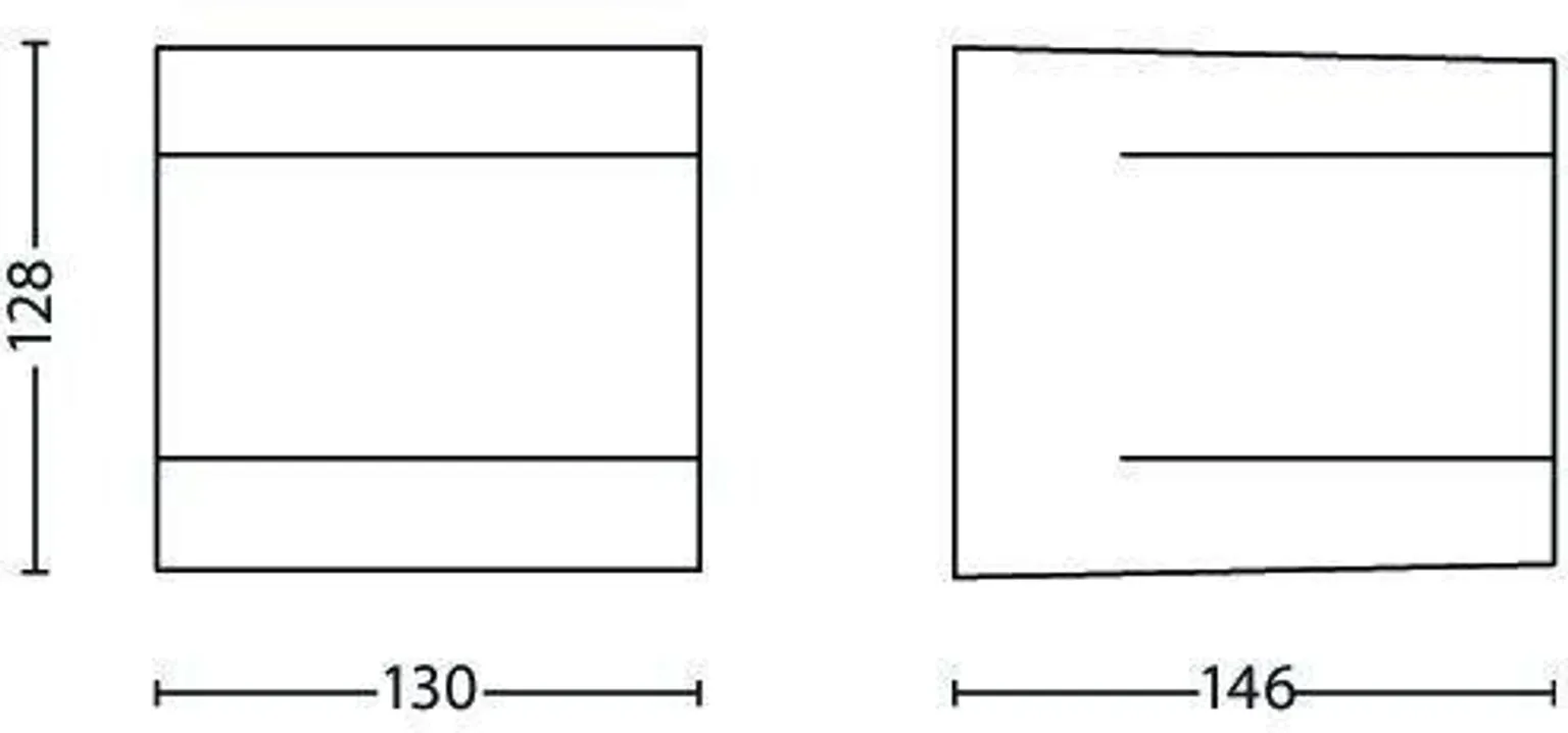 FASSAADIVALGUSTI PHILIPS SUNSET INOX 4.5W LED 600LM IP44 