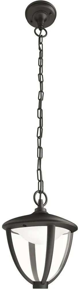 RIPPLAEVALGUSTI PHILIPS ROBIN MUST 4,5W LED 430LM IP44 