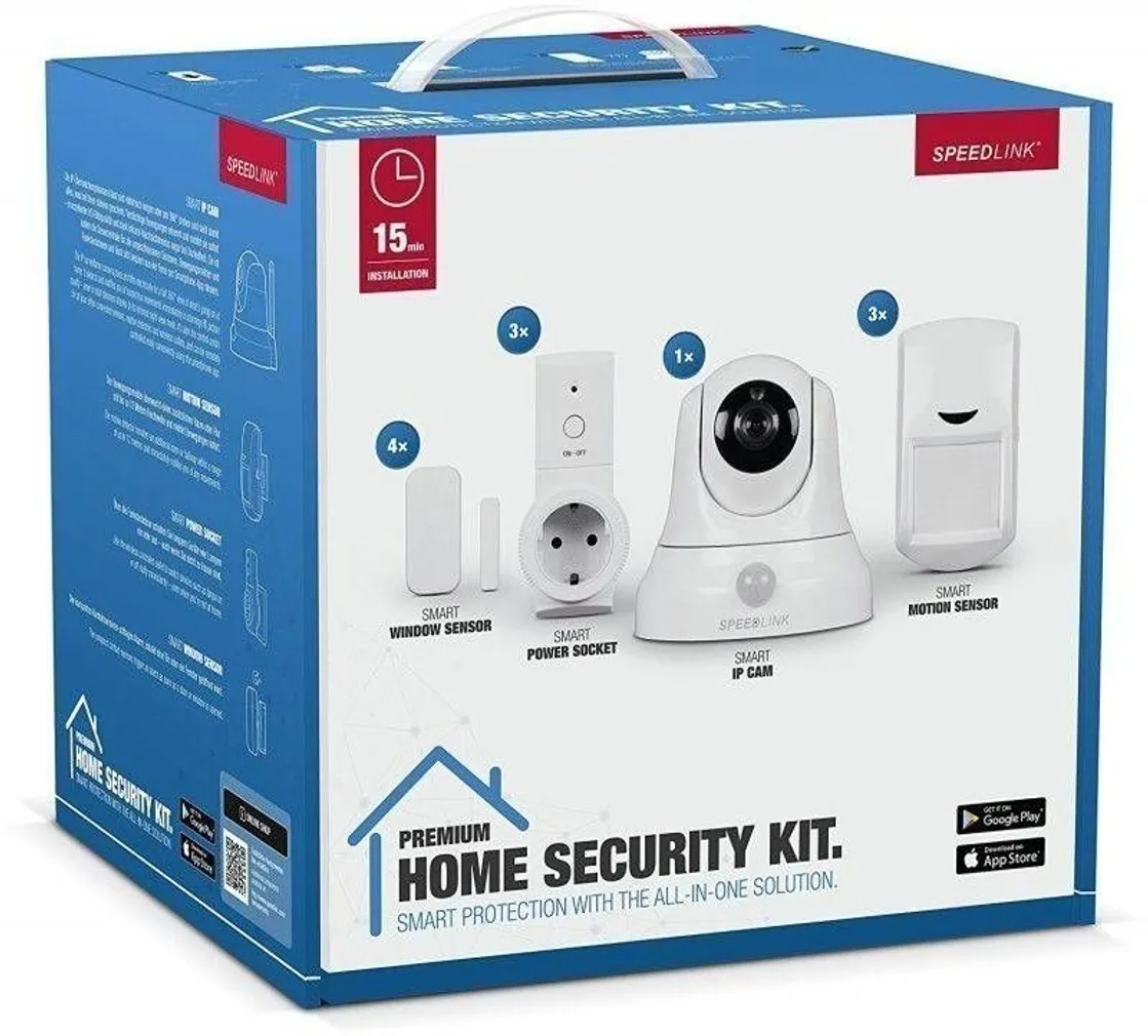 VALVESEADME KOMPLEKT SPEEDLINK HOME SECURITY SET PREMIUM