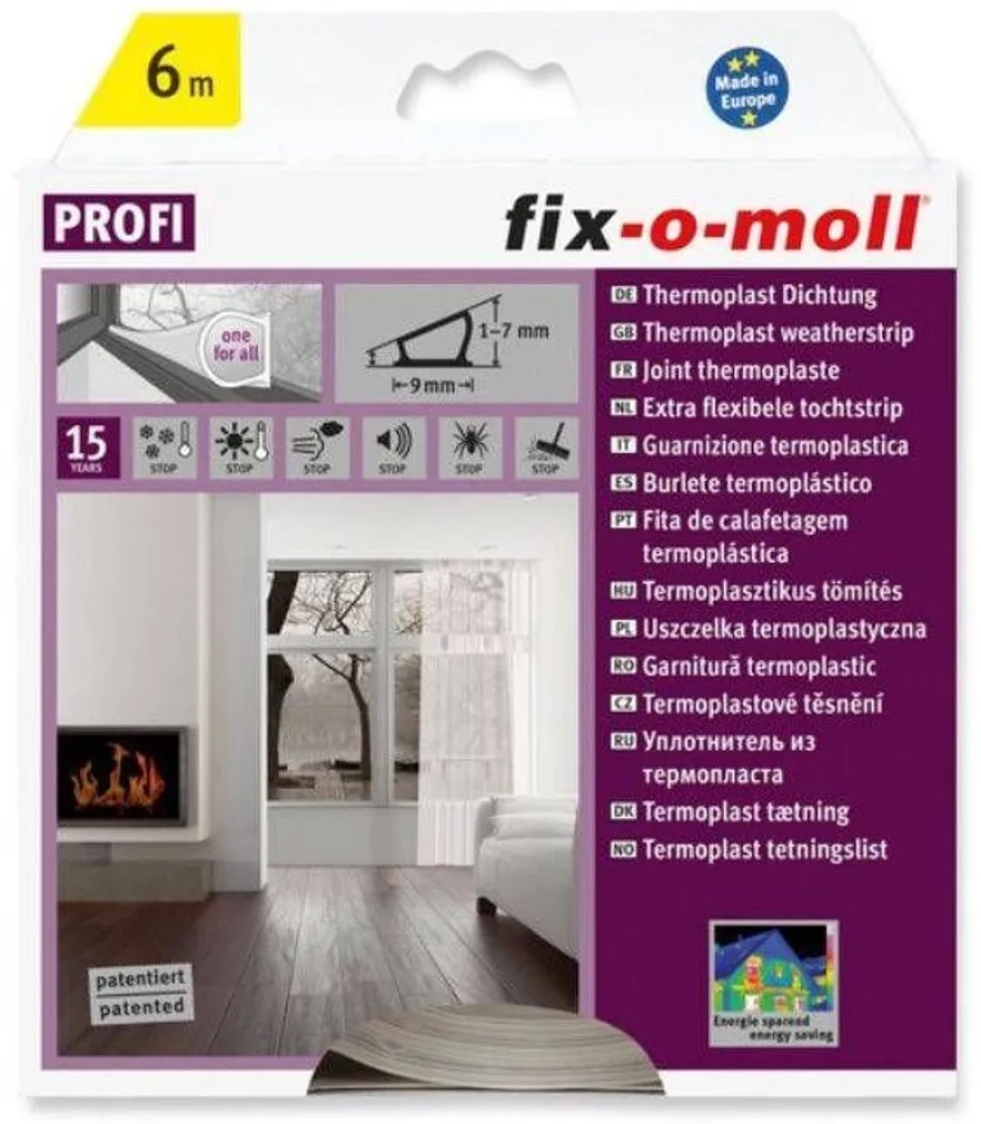 TERMOPLASTTIHEND FIX-O-MOLL 7X9MM 6M LÄBIPAISTEV