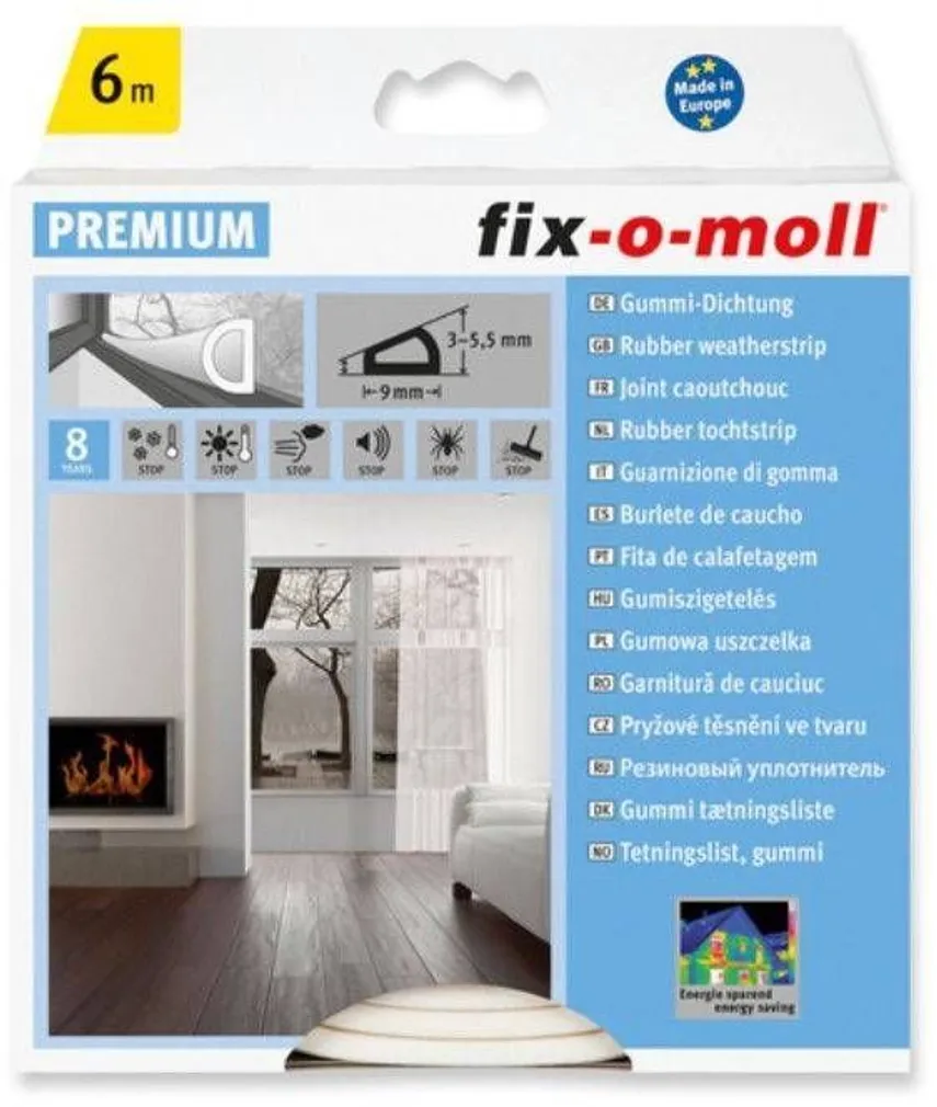 TIHEND D FIX-O-MOLL 6X9MM 6M VALGE