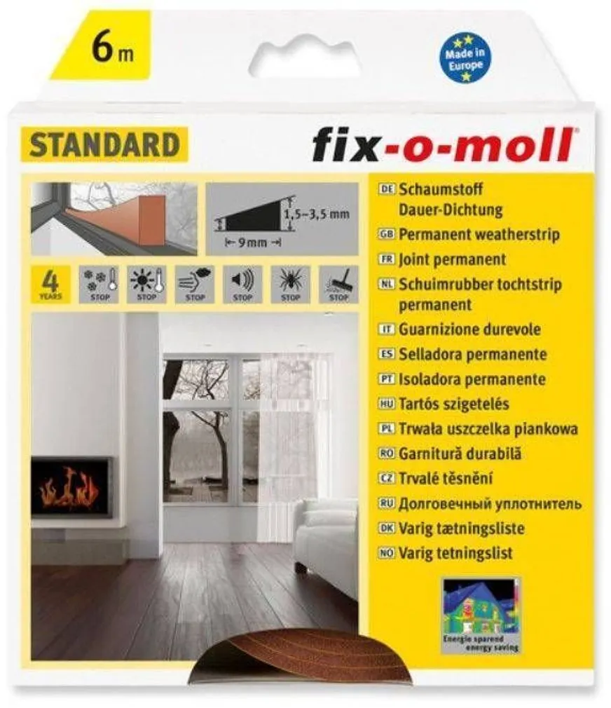 SIRGE TIHEND FIX-O-MOLL 4X9MM 6M PRUUN