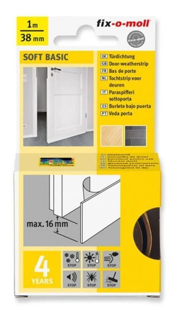 TIHEND SOFT FIX-O-MOLL KAHEPOOLSE TEIBIGA 32MM 1M PRUUN