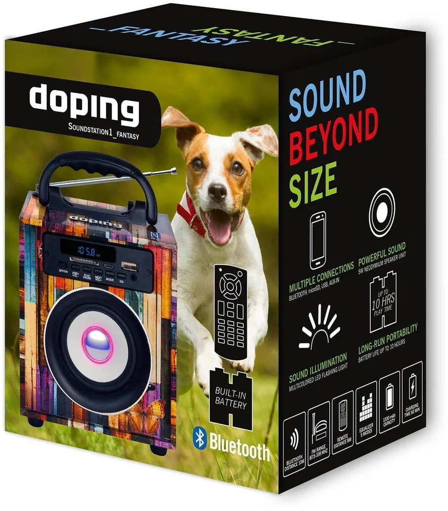 KÕLAR BLUETOOTH FANTASY FM RAADIO USB