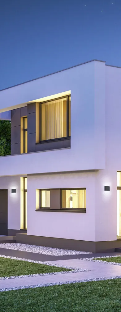 FASSAADIVALGUSTI THAMES II 2X4,5W LED IP54