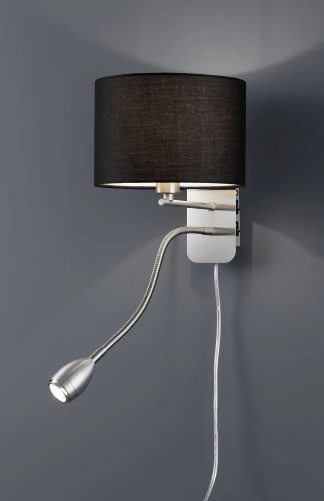 SEINALAMP TRIO HOTEL 1XE14 40W + 3W LED MUST