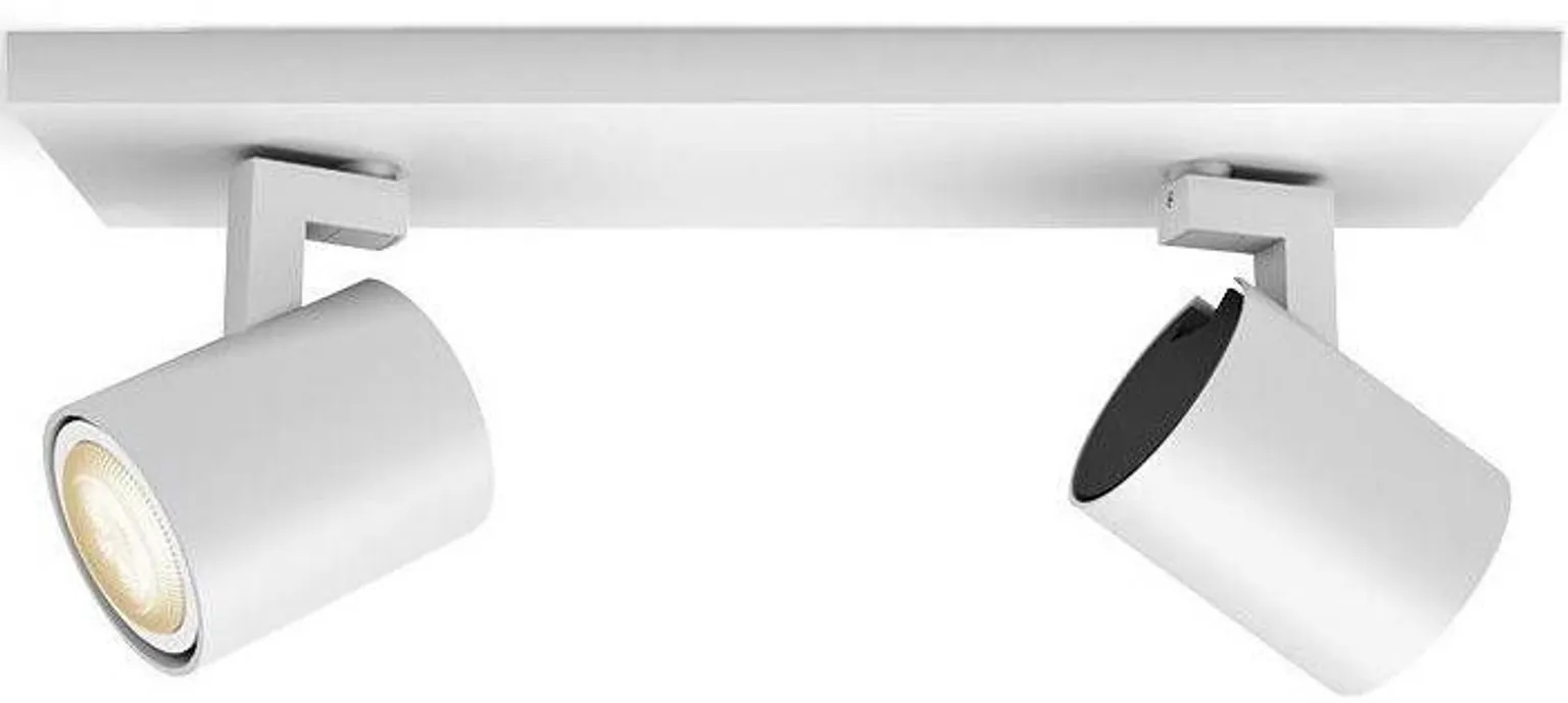 KOHTVALGUSTI RUNNER 2X5,5W LED 500LM PULT HUE VALGE