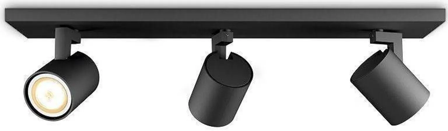 KOHTVALGUSTI RUNNER 3X5,5W LED 750LM PULT HUE MUST