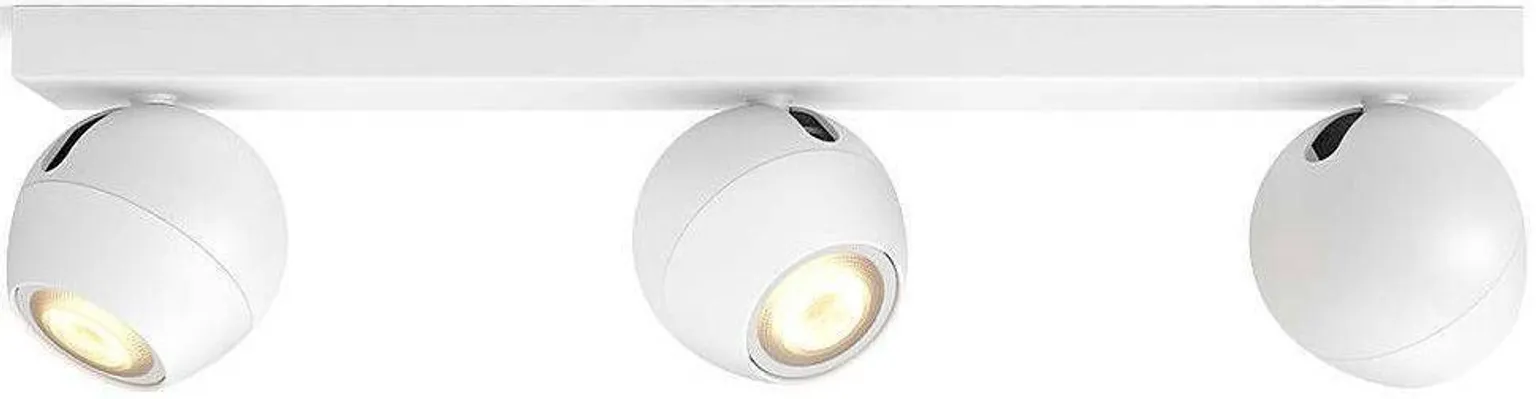 KOHTVALGUSTI BUCKRAM 3X5,5W 750LM PULT HUE VALGE