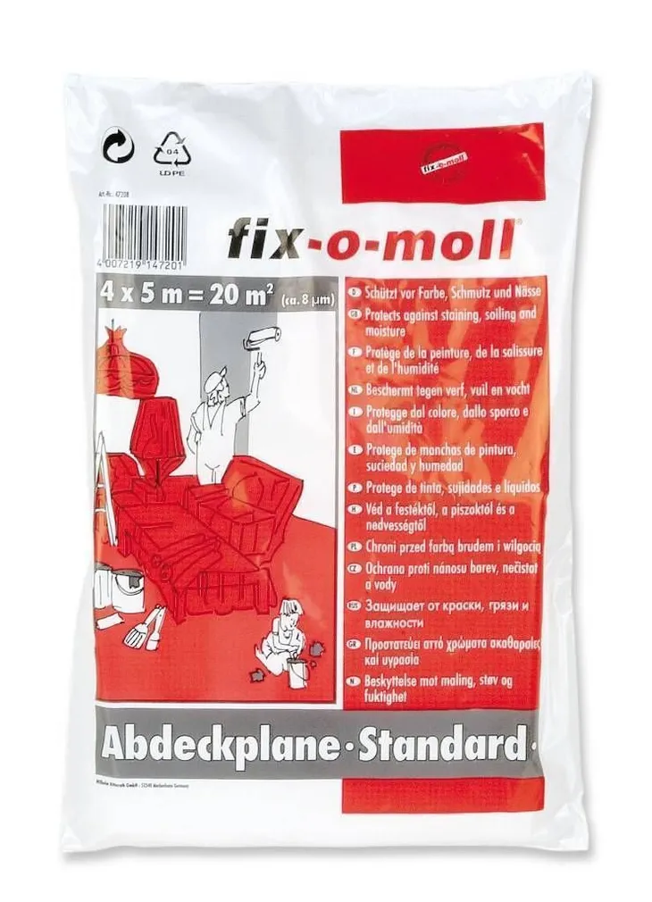 KAITSEKATE FIX-O-MOLL 20M2 4X5M LÄBIPAISTEV