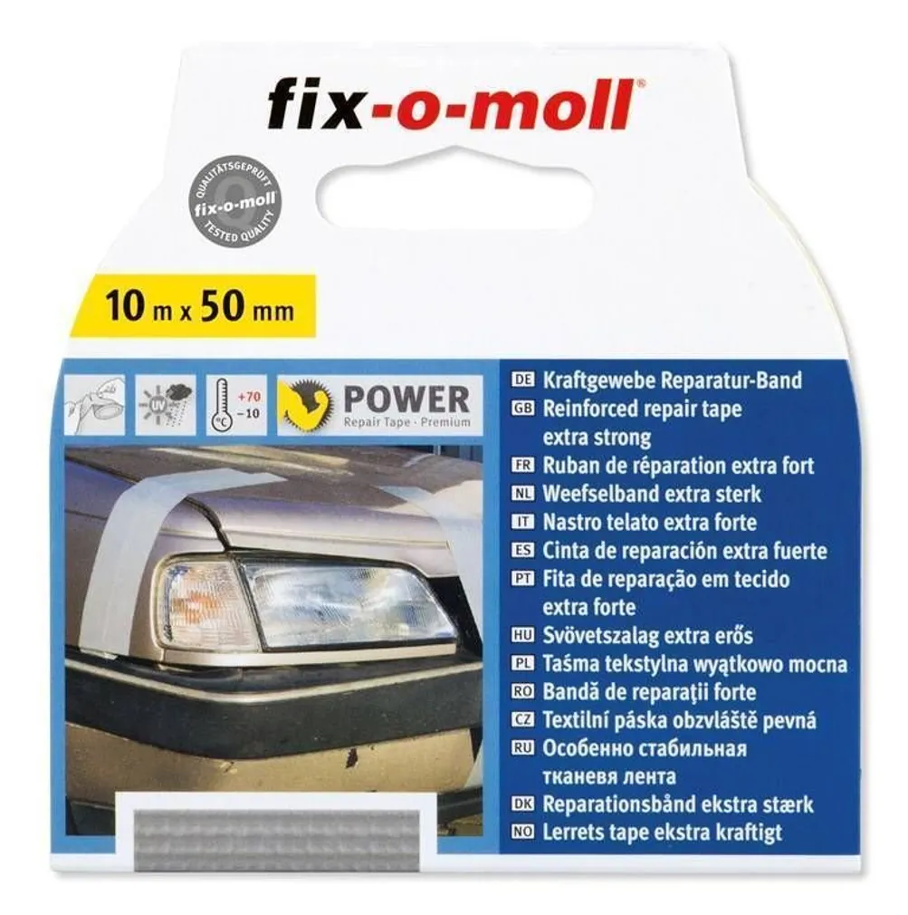 NIISKUSKINDEL TEIP PREMIUM FIX-O-MOLL 50MMX10M HALL