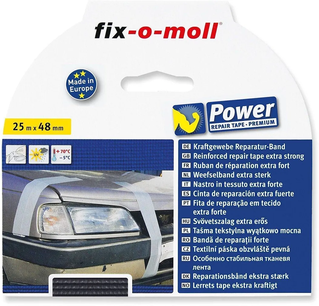 NIISKUSKINDEL TEIP PREMIUM FIX-O-MOLL 48MMX25M HALL