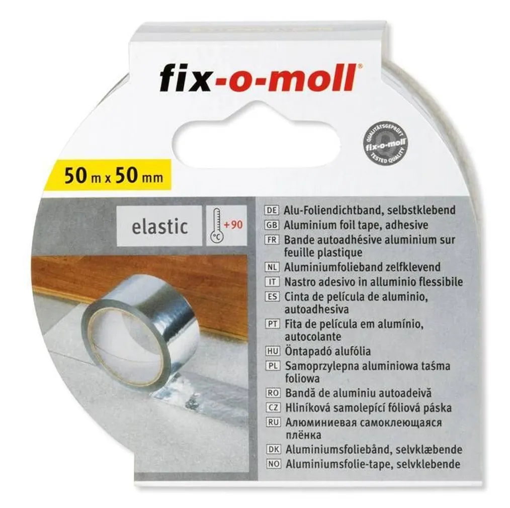 ALUMIINIUMTEIP FIX-O-MOLL 50MMX50M