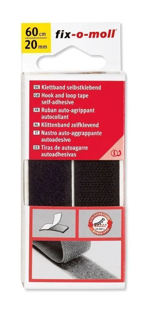 TAKJATEIP FIX-O-MOLL 20MMX60CM MUST