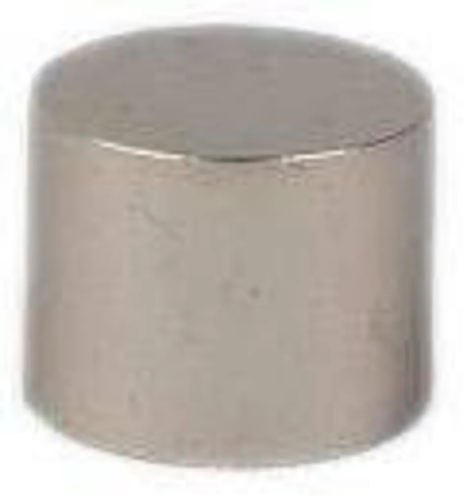 KARDINAPUU OTSIK "LUNAS" Ø19MM SATIIN NIKKEL 2TK