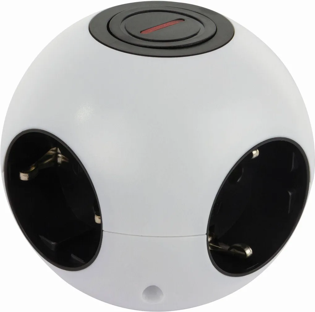 PIKENDUSJUHE REV POWERGLOBE 1,4M 16A 230 V VALGE/MUST