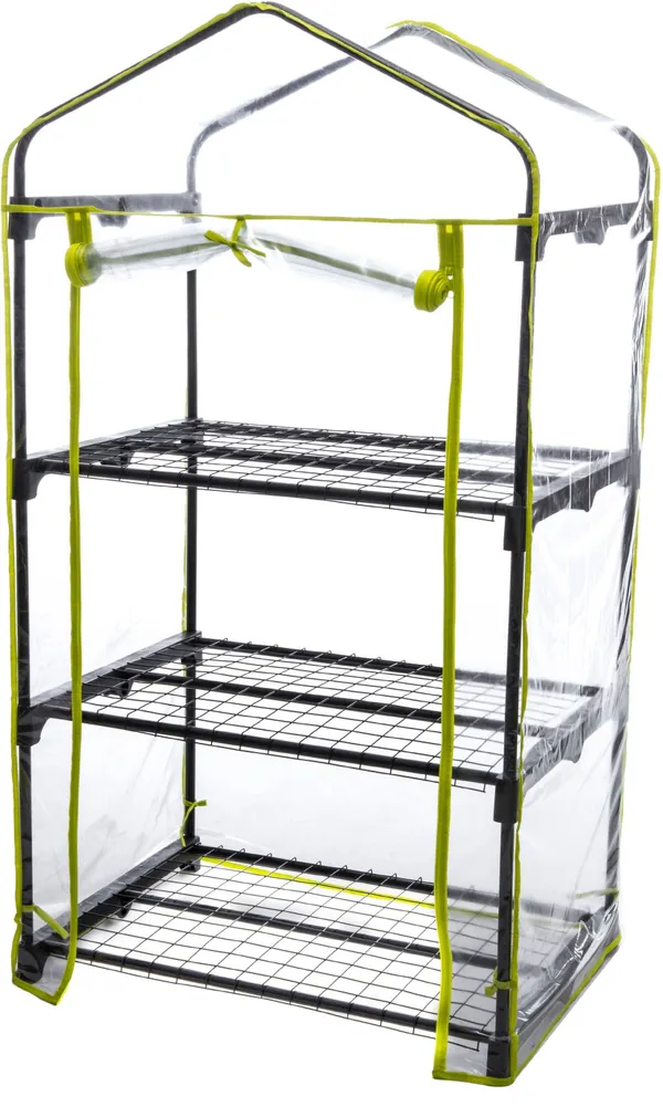 MINIKASVUHOONE 3-RIIULIGA 69X48X128CM