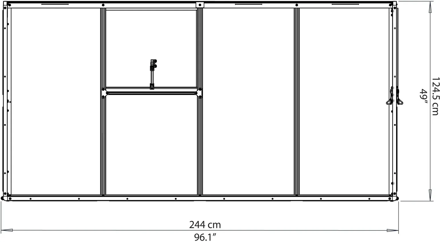 SEINAKASVUHOONE HYBRID 3,04M²