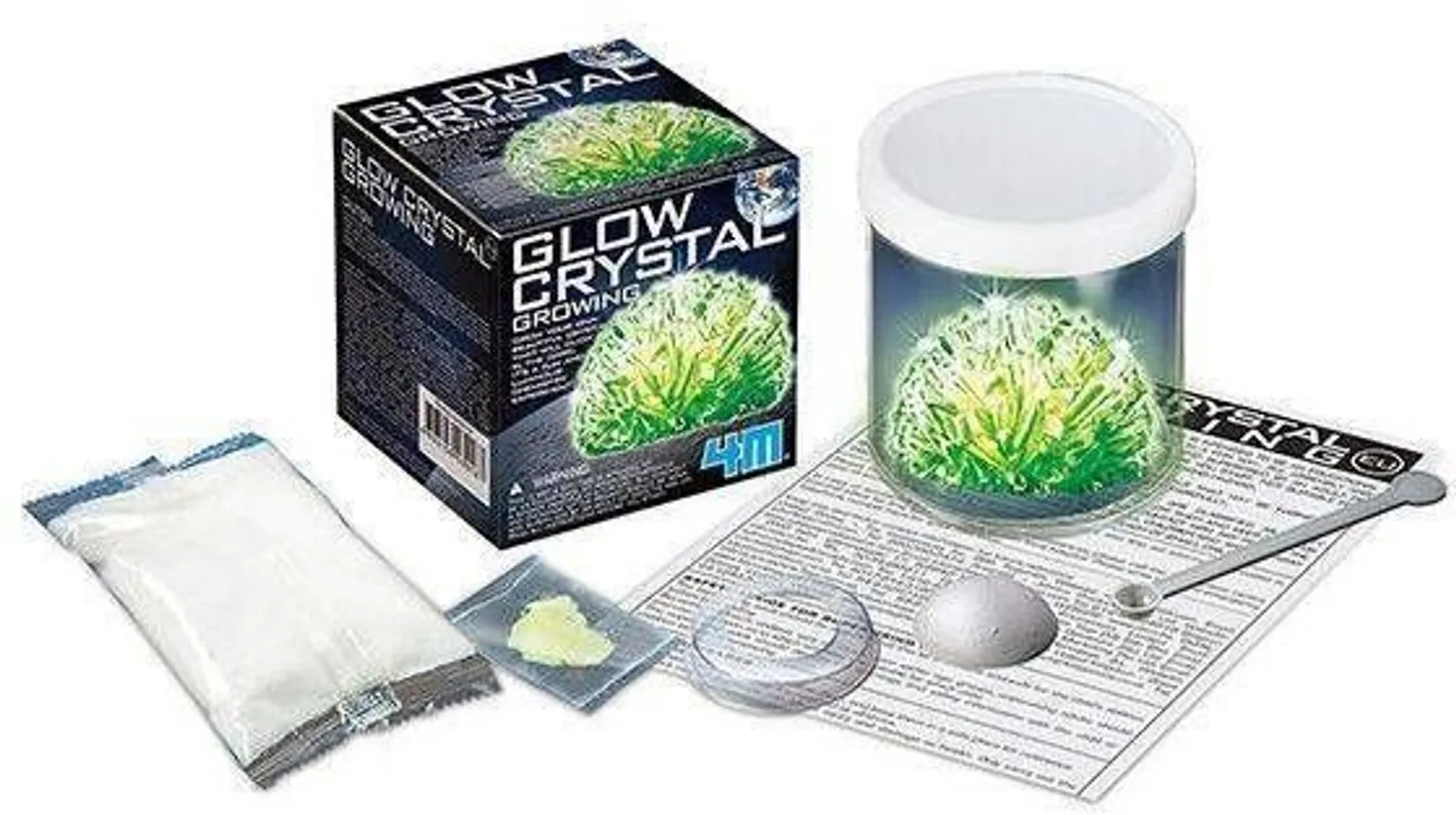 ARENDAV MÄNG 4M HELENDAVAD KASVAVAD KRISTALLID