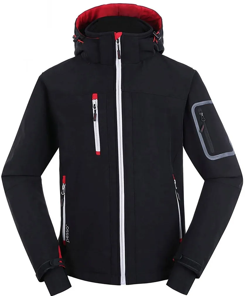 JAKK SOFTSHELL KAPUUTSIGA PESSO ACROPOLIS MUST M