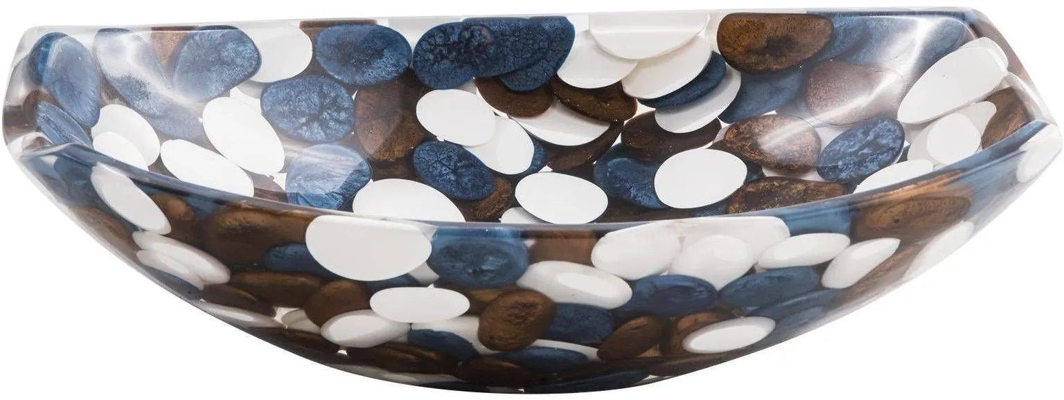 VALAMU GL 307 44X31X12CM KUNSTLIK VAIK VALGE-PRUUN-SININE