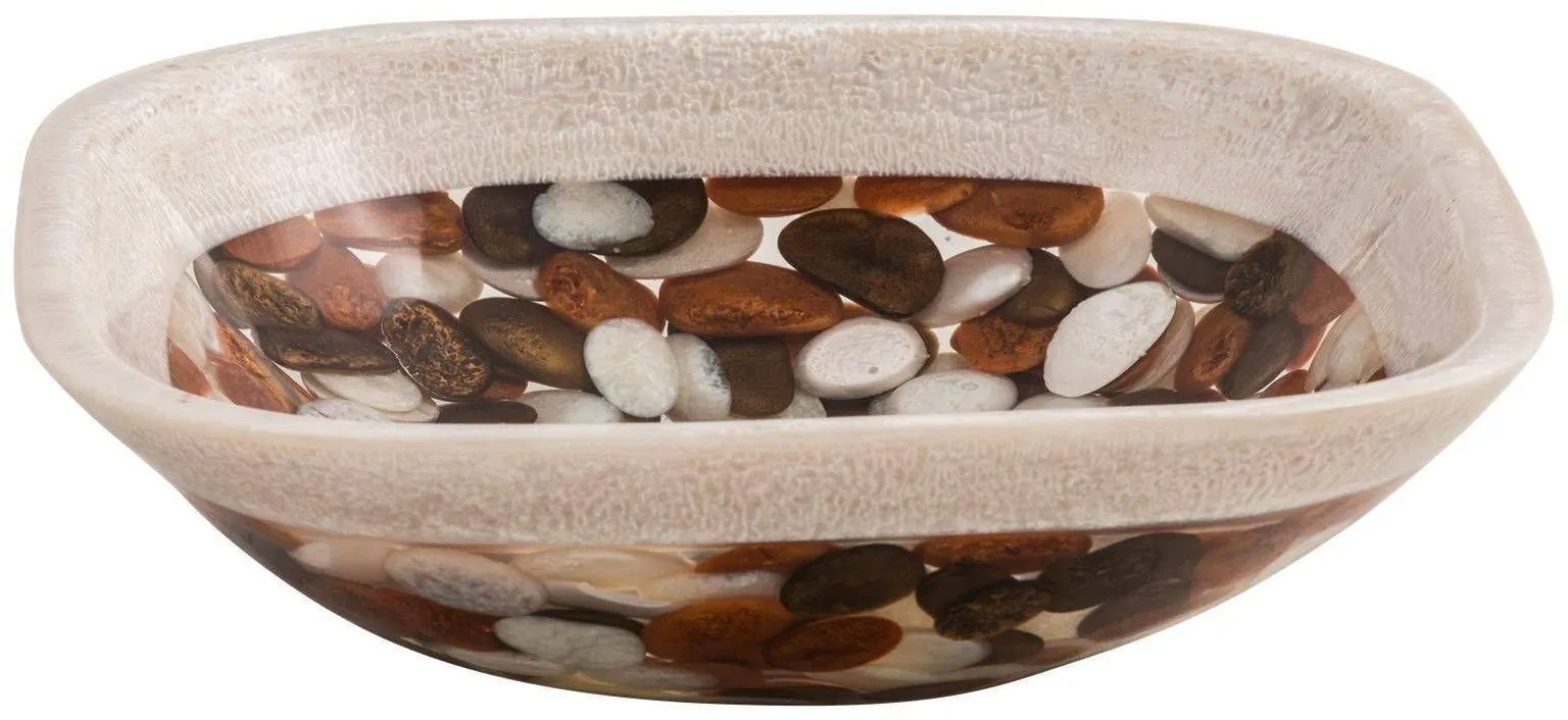 VALAMU GL 313 42X42X13CM KUNSTLIK VAIK VALGE-PRUUN