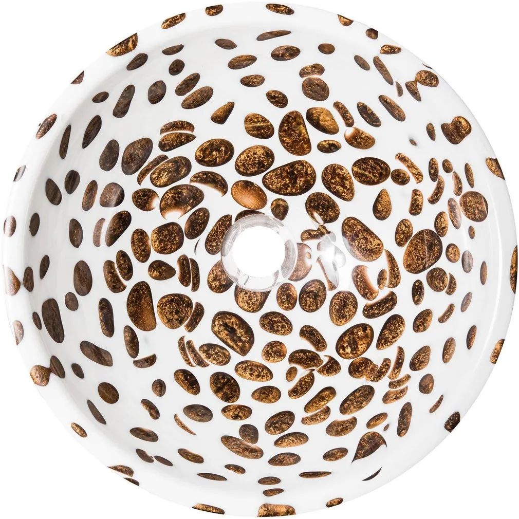 VALAMU GL 317 40X40X13CM KUNSTLIK VAIK VALGE-PRUUN