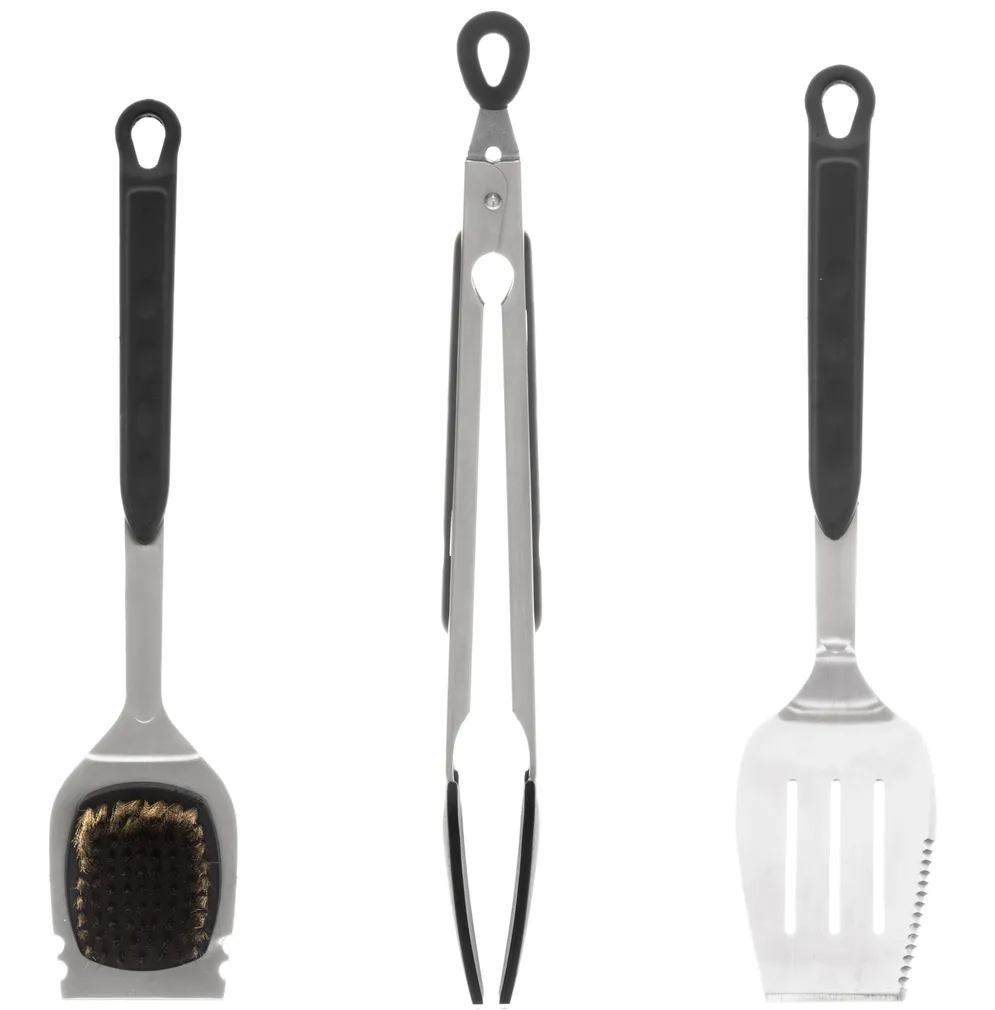 GRILLITARVIKUTE KOMPLEKT MUSTANG (LABIDAS,TANGID,PUHASTUSHARI)