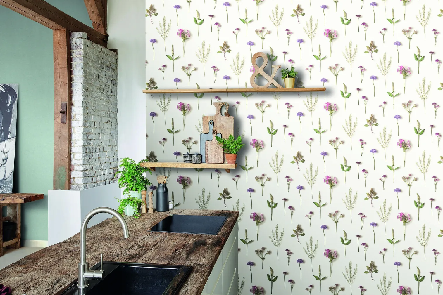 TAPEET NATURAL FOREST NF3303 0,53X10,05M TAIMED