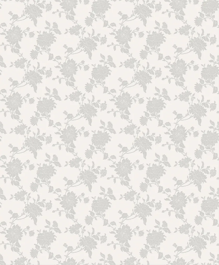 TAPEET SINTRA ANTEA 1,06X10,05M LILL VALGE TAUST