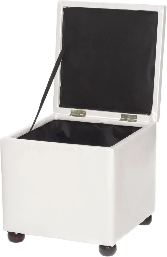 TUMBA 4LCOLLECTION 40X40X40CM VALGE