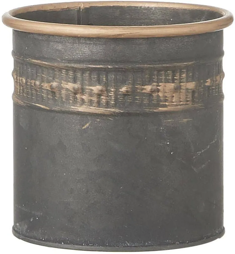 ÜMBRISPOTT HOUSE OF SEASONS Ø10,5X10CM MUST/VASKNE