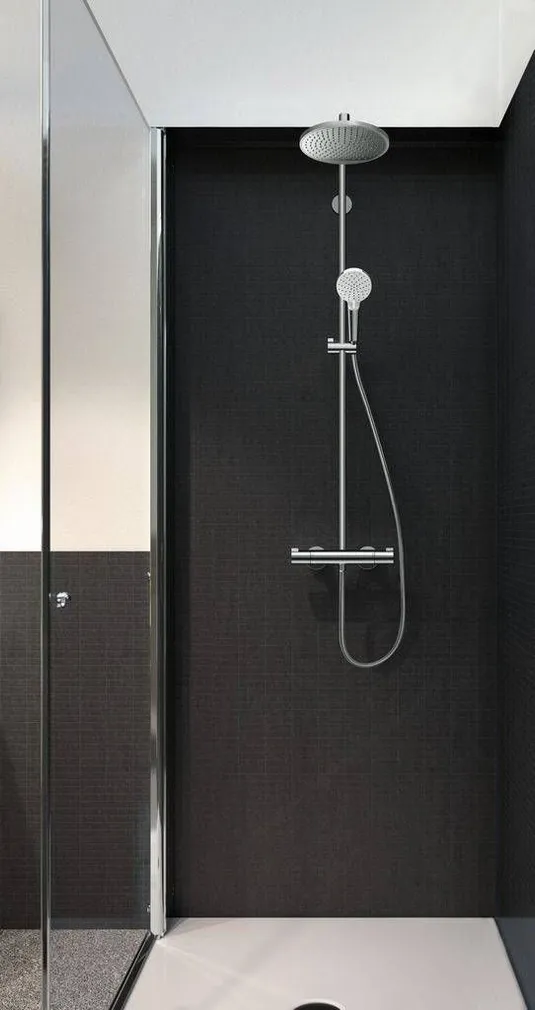 DUŠISEGISTI HANSGROHE CROMETTA S 240 TERMOSTAAT ÜLA- JA KÄSIDUŠIGA